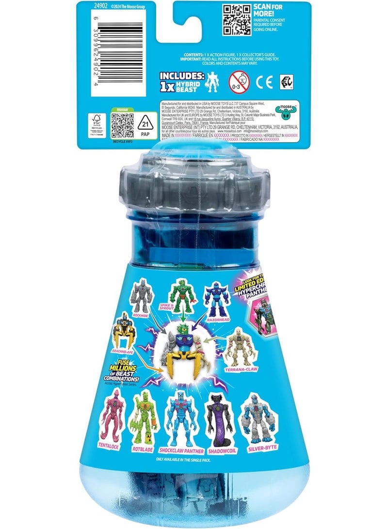 مستر بيست لاب حزمة Hybrids الفردية – شخصيات أكشن 4 بوصة قابلة للمزج والمطابقة، أكثر من 30 وحشًا قابلًا للجمع، ألعاب تمثيلية للأطفال، مجموعة دمى مصغرة - Image 3